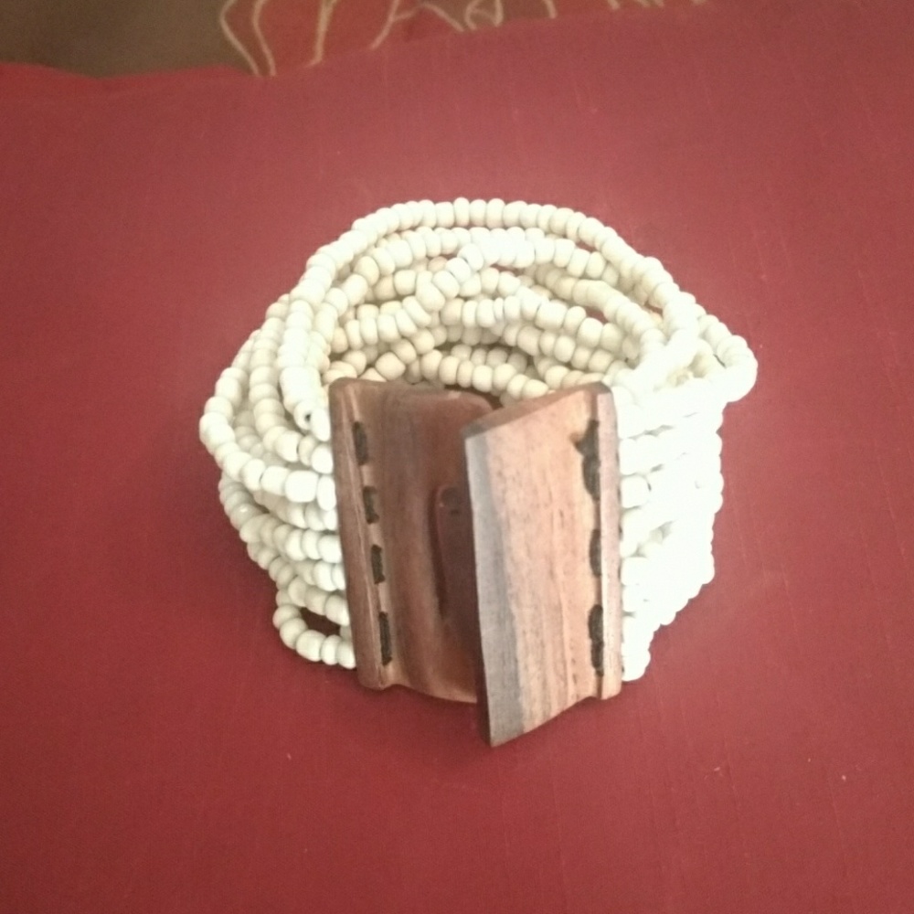 White bracelet